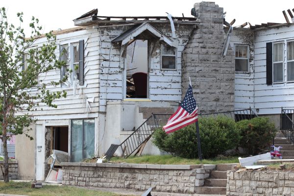 Tornado Damage Recovery in Odessa